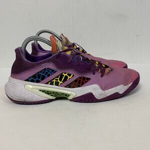 Adidas Barricade Core Black Glory Purple Rose Tone Pink Sneakers Shoes Size 7.5